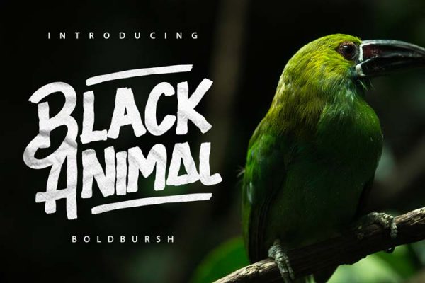 Free-typo-Black-Animal_1