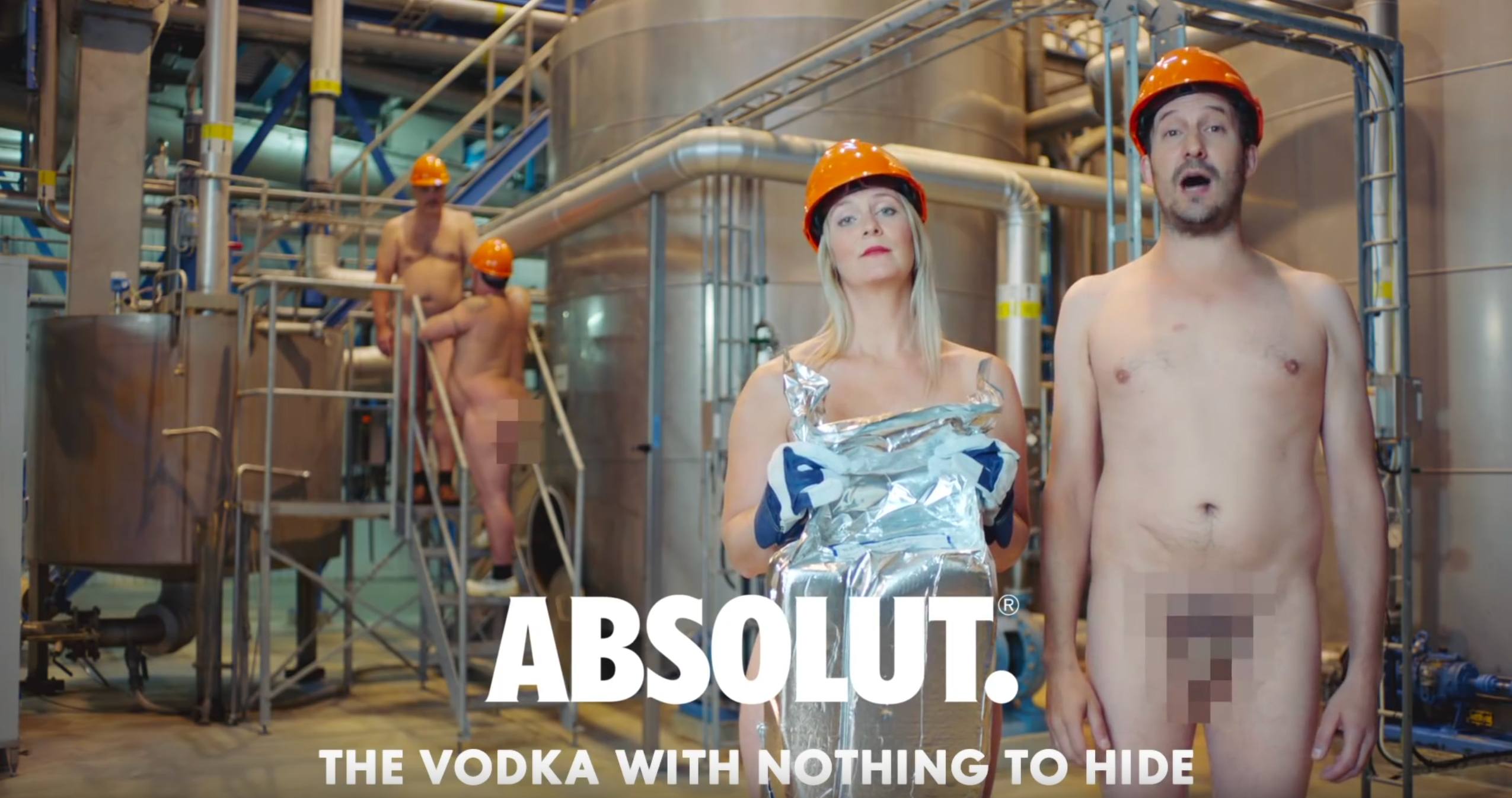 Absolut, complètement transparent, complètement Vodka !