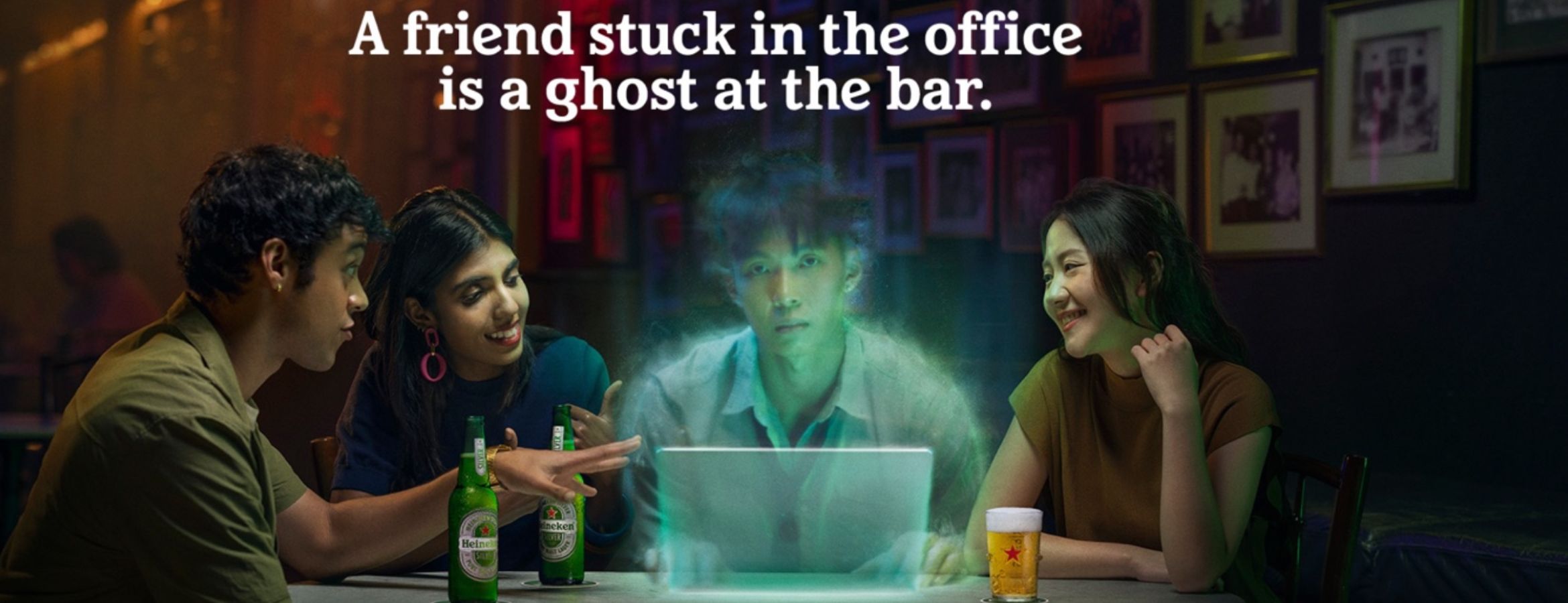 Heinekein invoque le fantôme du bar