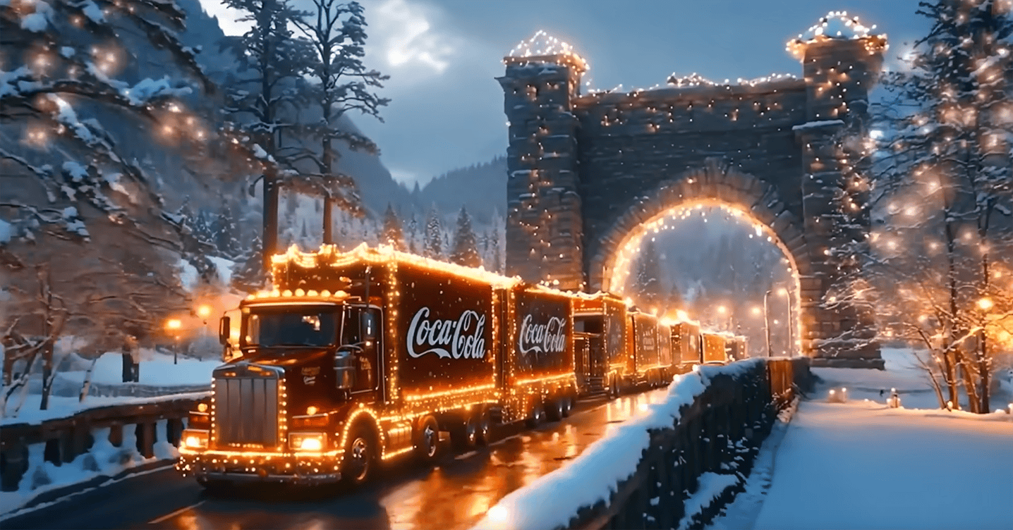 Pour ce Noël, l’Intelligence Artificielle rend Coca-Cola encore plus dégoûtant