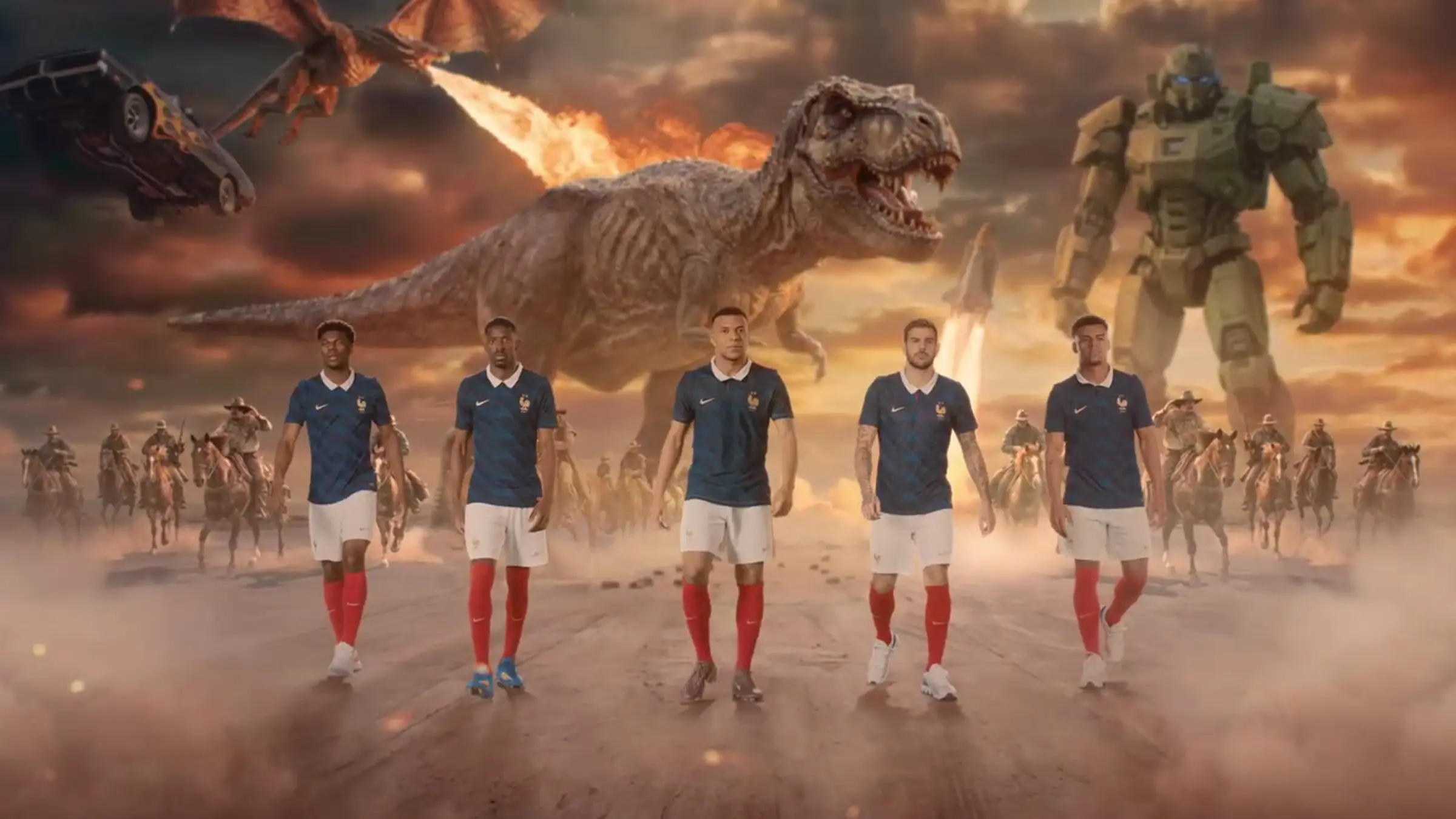 Les Bleus, des cracks du foot… beaucoup moins du cinéma