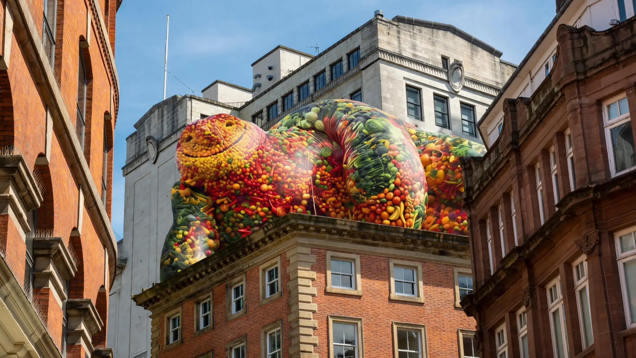Tesco invoque le monstre des fruits et légumes pour nourrir les enfants